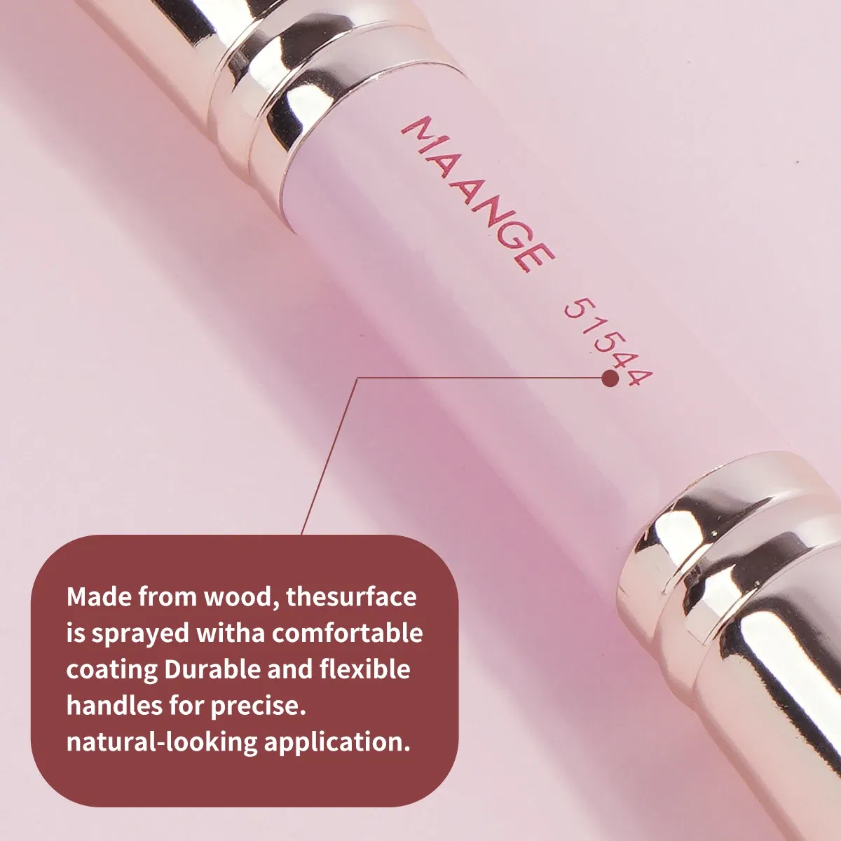 Handle Color: Blue - MAANGE 4pcs Basic Makeup Brushes Set With Box Dual-ended Foundations Powder Blush Details for Eyeshadow Brushes Beginner Travel