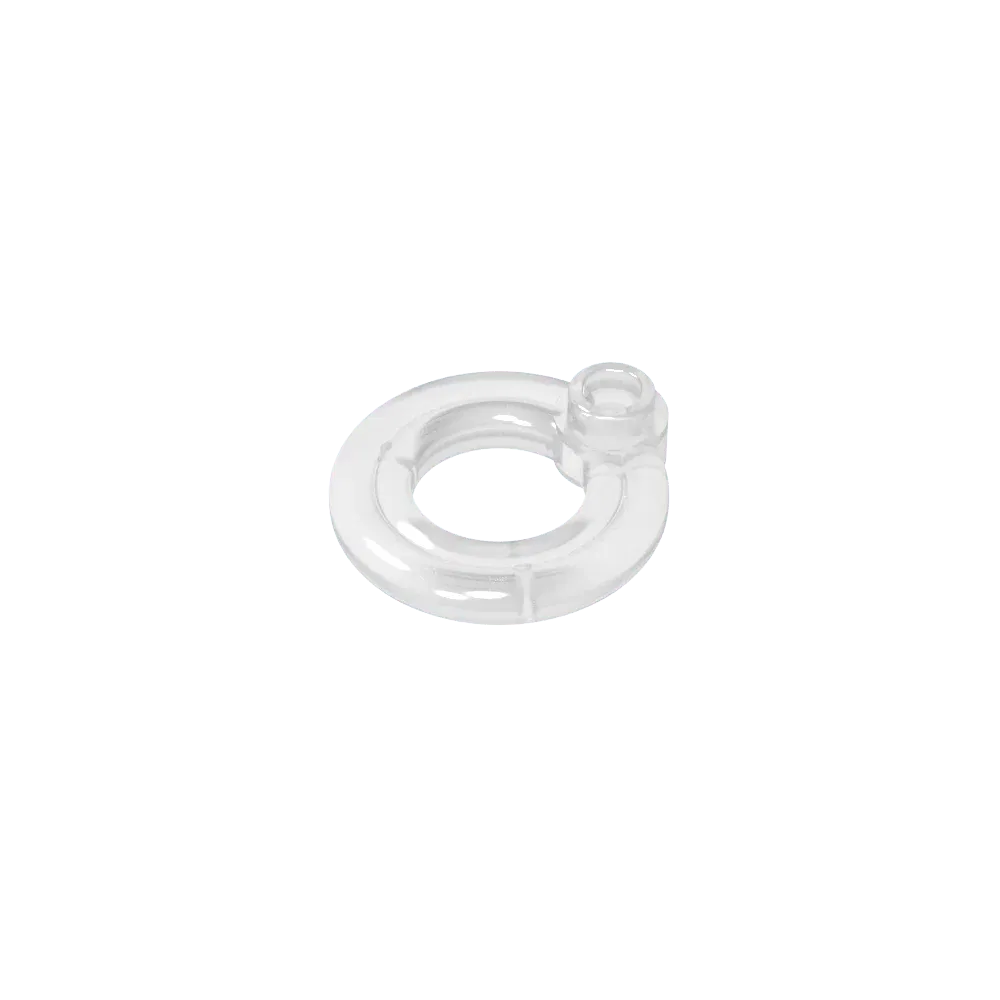 Color: Clear - Gobricks GDS-2052 Equipment Flotation Ring [Life Preserver] compatible with lego 30340 Assembles Building Blocks children's toys