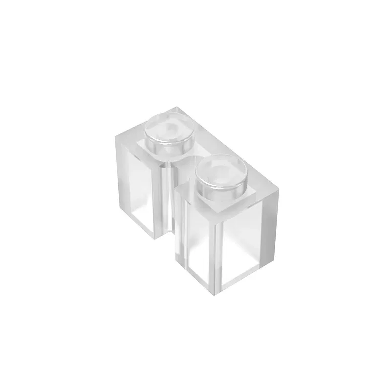 Color: PURPLE - Gobricks GDS-798 BRICK 1X2 W. GROOVE compatible with lego 4216 children's toys Assembles Building Blocks Technical