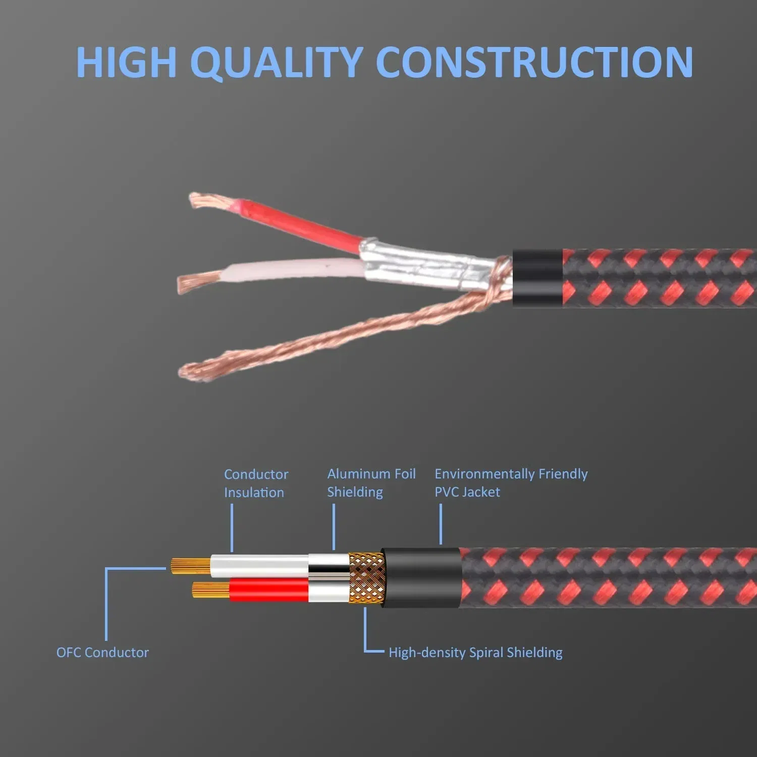 Color: Black, Length: 11m - TIMEYES 3.5mm To Mini XLR Female Stereo Audio Cable 1/8 Inch TRS To 3-pin Mini XLR Female Headphones Audio Cable