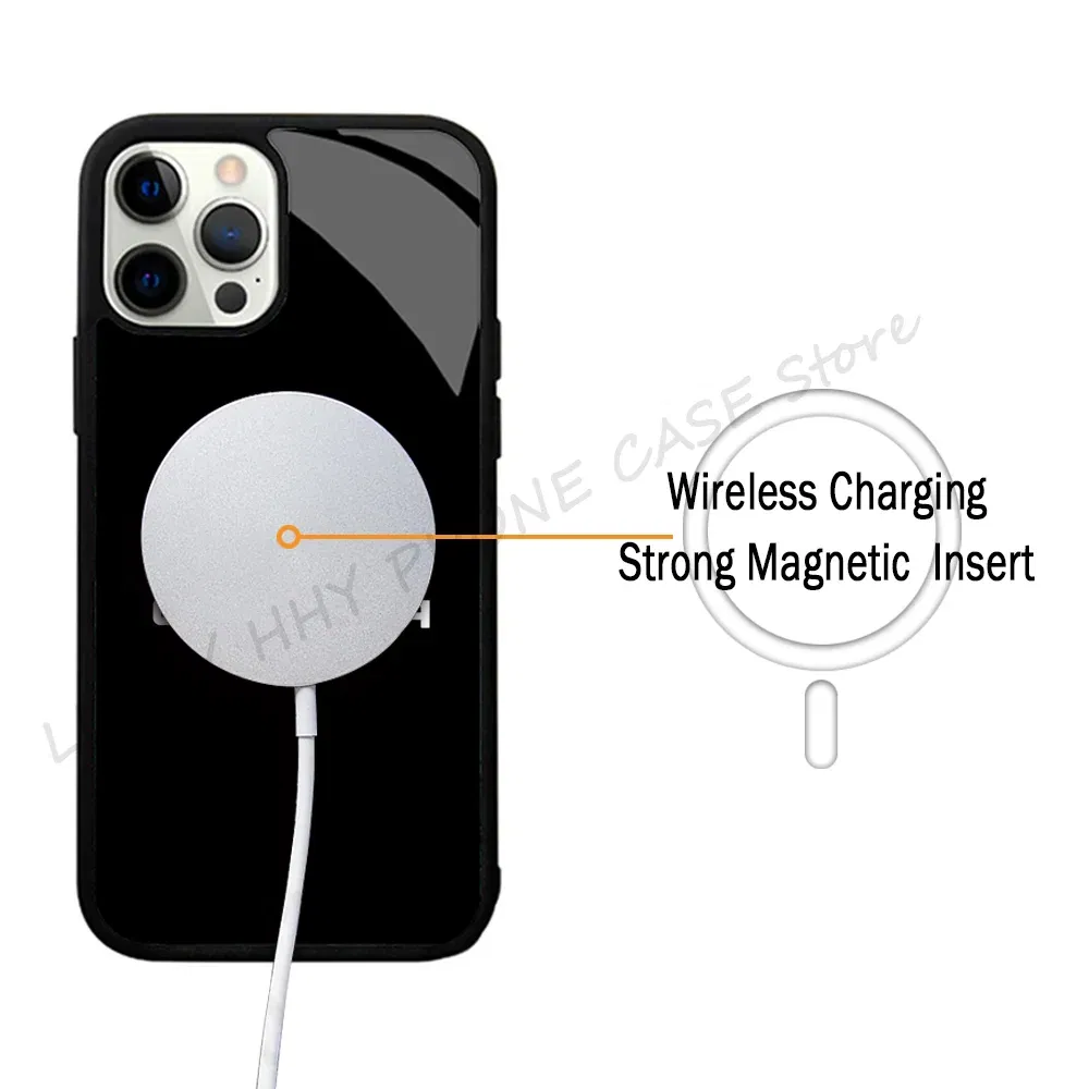 Color: Beige, Material: PE - Cool Phone Case Phone Case Strong Magnetic Cupra Racing for IPhone 15 14 13 Pro Max 11 12 Mini for Magsafe