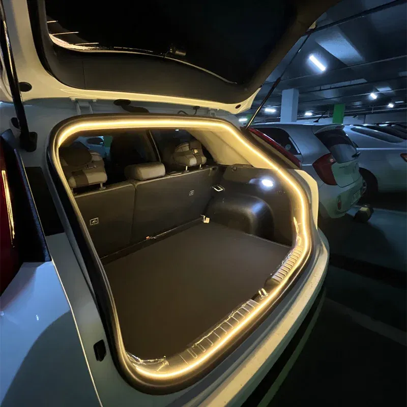 Emitting Color: 3000K Golden - BLALION ?°??°• Frunk Brighten LED Strip Modified Ambient Light For Tesla Model 3 Y S 5M Waterproof Flexible Atmosphere Lamp 트? ??¬ ?•°?„?–?트