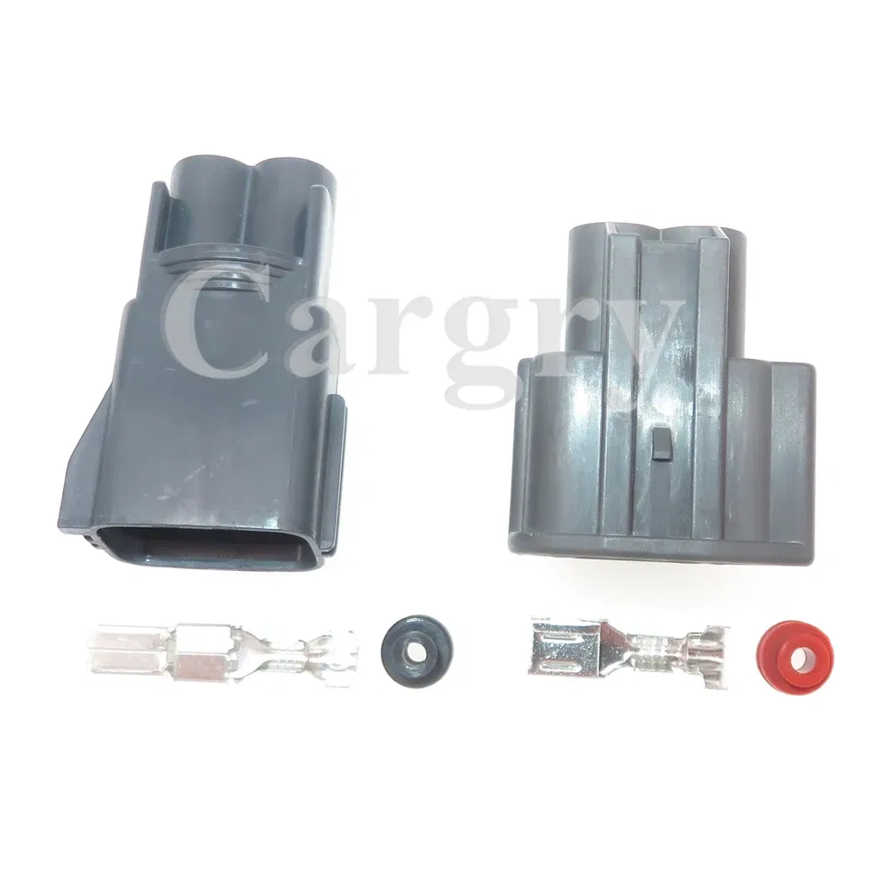 Color: Brown - 1 Set 2P 7282-5596-10 Car Large Current Connector 7283-5596-10 AC Assembly Automobile Waterproof Electric Wire Socket