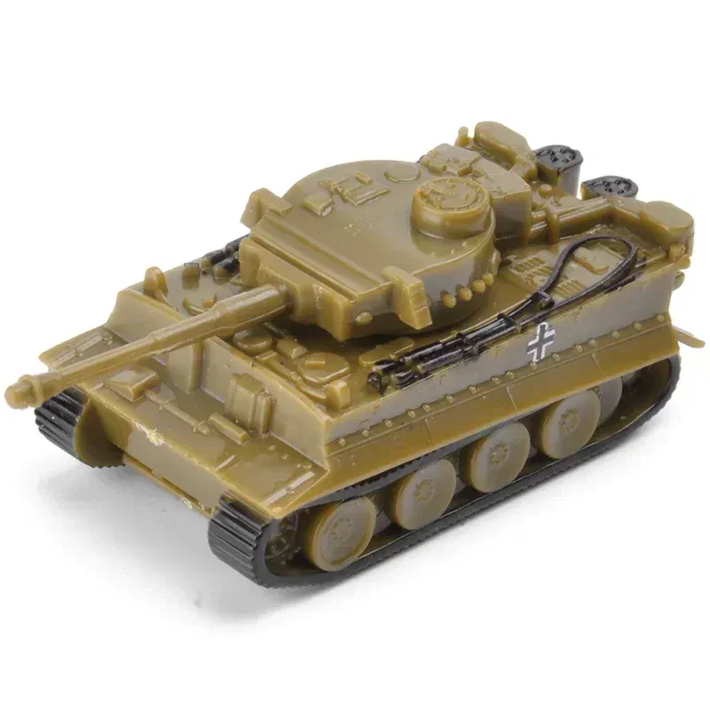 Color: PURPLE - 1/144 4D Classic Tank Model WWII Tiger Leopard US GER CHN USSR RUS Finished Model Sand Table Plastic Tanks Toy