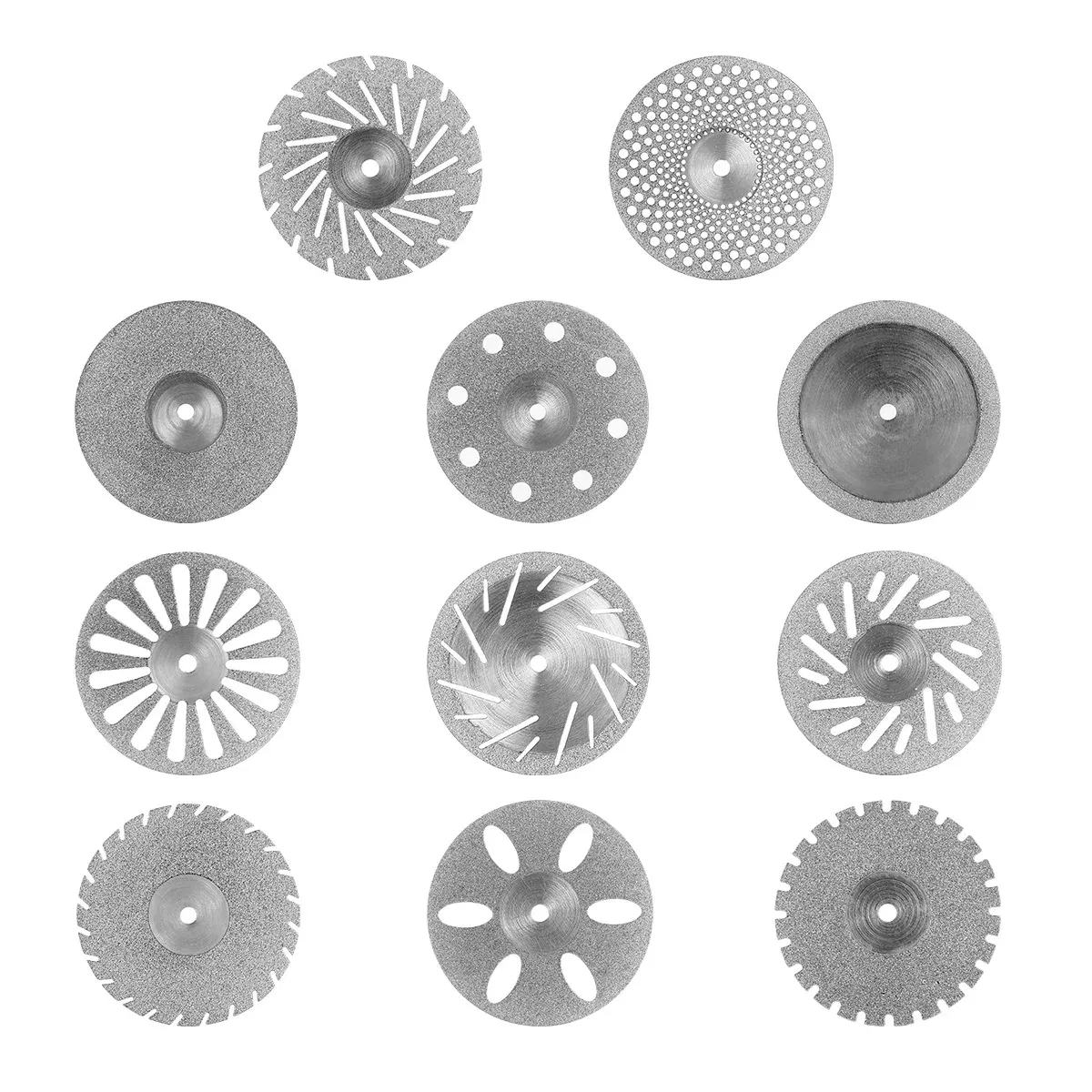 Color: Red - 5 Pcs Dental Lab 0.20mm Ultra-thin Diamond Cutting Disc Double Sided Disk For Separating Polishing Ceramic Crown Plaster