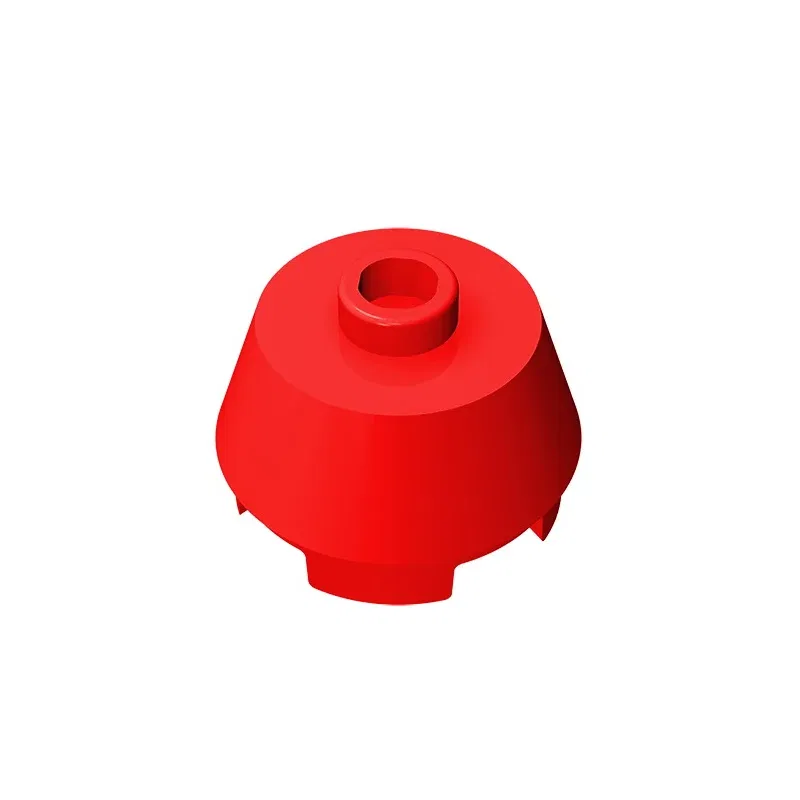 Color: Red - Gobricks GDS-946 Cone 2 x 2 Truncated compatible with lego 98100 pieces of children's DIY Educational Building Blocks Technical