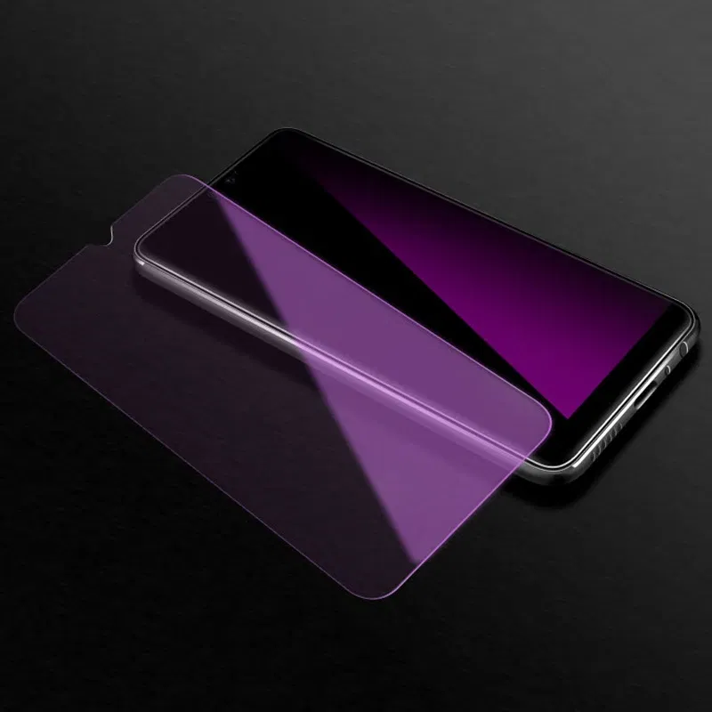 Color: Glazed, Material: Anti Blue Light, Bundle: Bundle1 - 3pcs Anti Blue Purple Light Tempered Glass For Huawei Mate 20 Lite/Mate 40 Lite/View 30/Y9A/Nova 8 SE  Screen Protector Glass