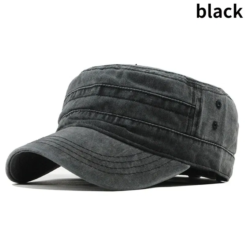 Color: Blue - Delysia King Classic men's flat hat casual cap summer sun hat
