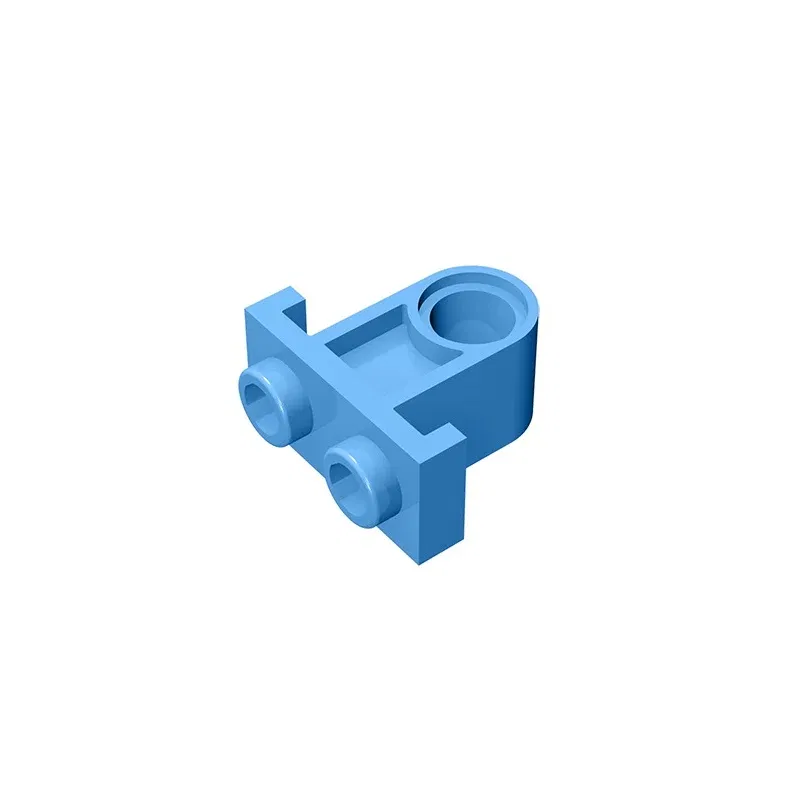 Color: Yellow - Gobricks GDS-938 Technical, Pin Connector Plate with One Hole compatible with lego 32529 DIY Educational Building Blocks Tech