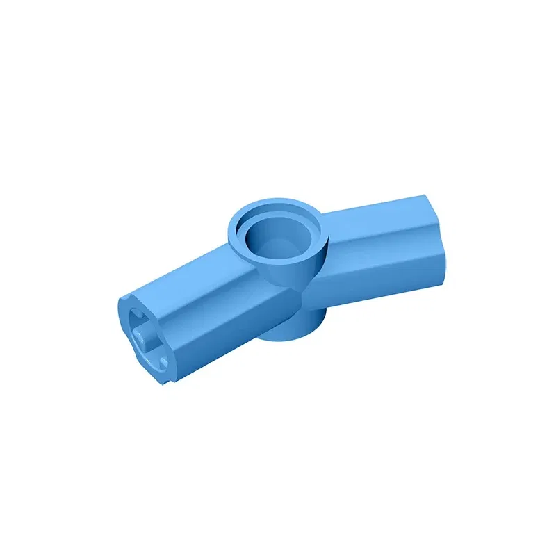 Color: Yellow - Gobricks GDS-918 Technical, Axle and Pin Connector Angled #3 - 157.5 degrees compatible with lego 32016 Building Blocks