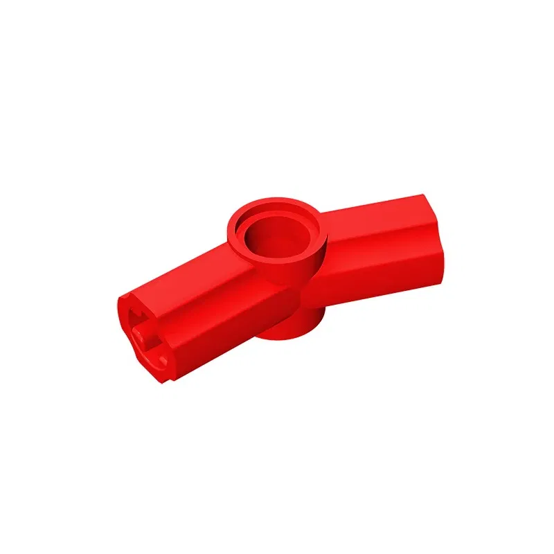 Color: Yellow - Gobricks GDS-918 Technical, Axle and Pin Connector Angled #3 - 157.5 degrees compatible with lego 32016 Building Blocks
