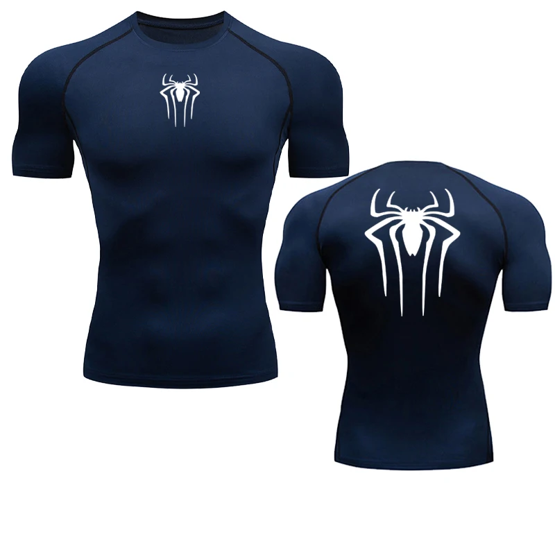 Color: Khaki, Size: S - Printed Men's Athletic Compression Shirts Athletic Quick Dry Breathable Rash Guard Athletic Tight Workout Tops Summer Men