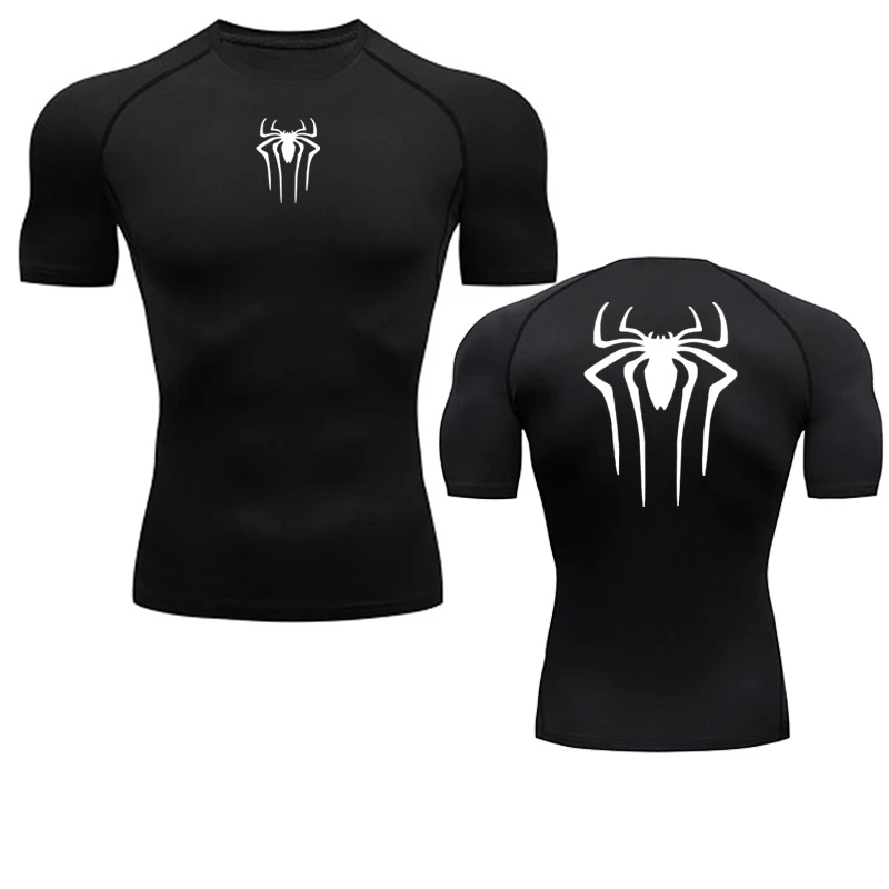 Color: Khaki, Size: S - Printed Men's Athletic Compression Shirts Athletic Quick Dry Breathable Rash Guard Athletic Tight Workout Tops Summer Men