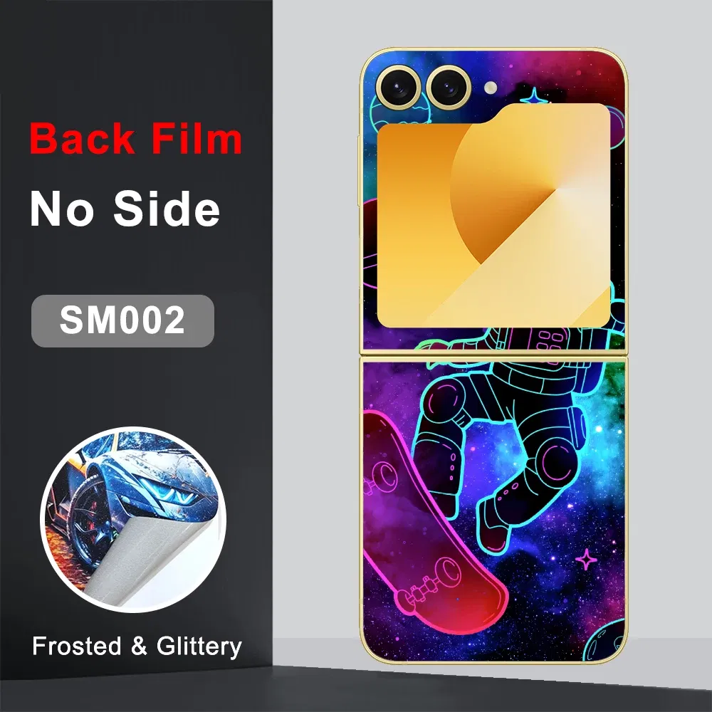 Color: Orange, Bundle: Bundle 19 - CASEKiTTY Skin For Galaxy Z Flip 5 Back Film Samsung Z Flip 6 Sticker Flip 4 3 Protective Decal Wrap Back Cover Screen Protector