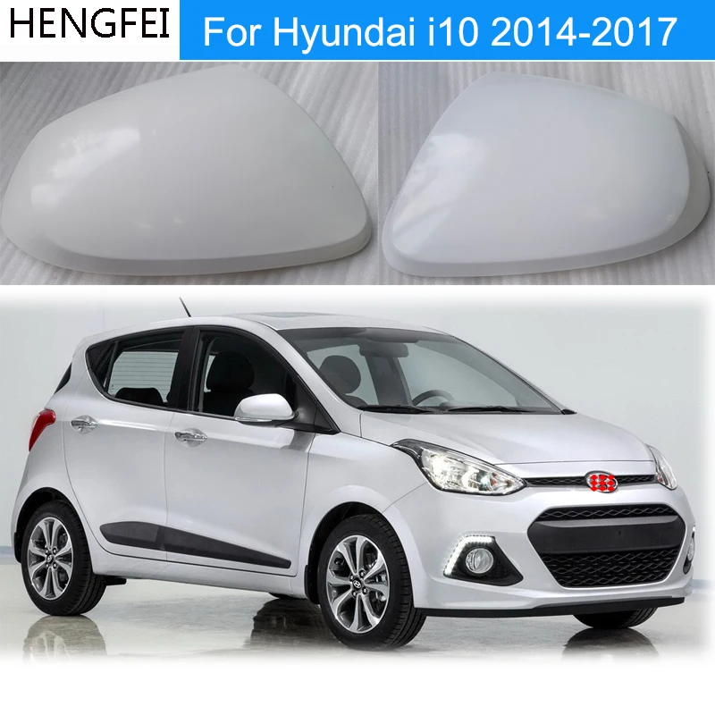 Color: Pink - Accessories For Car Hyundai i10 Rearview Mirror Cover Case Shell Lid