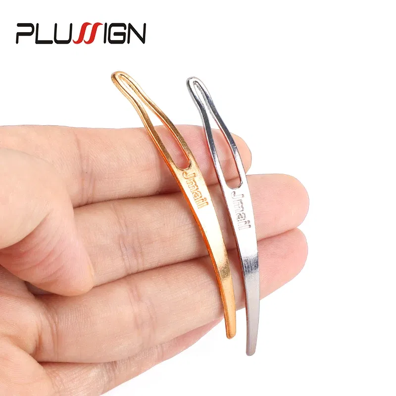 Color: Silver - Plussign Dreadlock Needle Hair Extension Tools Crochet Hook For Dreadlocks Interlocking Tools Silver Blonde Easy Locking Needle