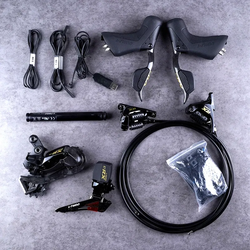 Color: Black - LTWOO eRX Road Electronic Groupset, eRX 2x12s / 2x11s Electronic Groupset, ERX Replaceable Battery, APP Programming