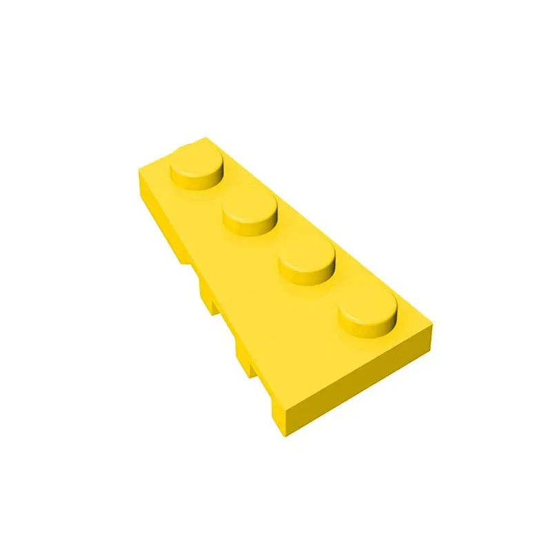 Color: GRAY - BZB MOC 41770 2x4 Wedge Board (Left) High-tech Creative Technical Building Block Model Kids DIY Toy Brick Parts Best Gifts
