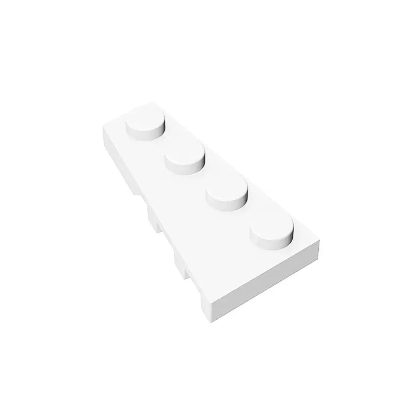 Color: GRAY - BZB MOC 41770 2x4 Wedge Board (Left) High-tech Creative Technical Building Block Model Kids DIY Toy Brick Parts Best Gifts