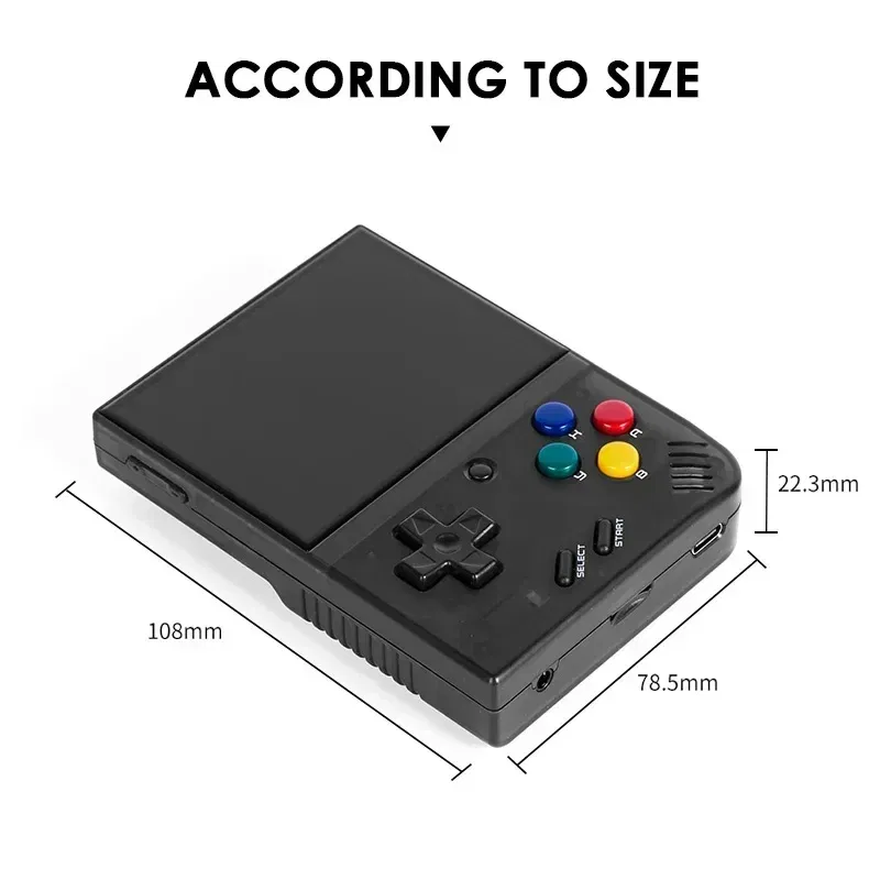 Color: Gold, Bundle: Bundle 3 - MIYOO Mini Plus Portable Retro Handheld Game Console V2 Mini+ IPS Screen Classic Video Game Console Linux System Children's Gift