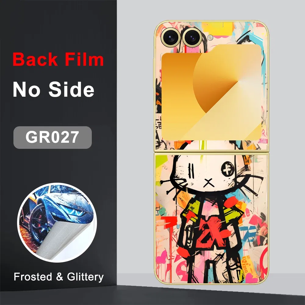 Color: Frosted, Bundle: Bundle 21 - CASEKiTTY Skin For Galaxy Z Flip 5 Back Film Samsung Z Flip 6 Sticker Flip 4 3 Protective Decal Wrap Back Cover Screen Protector