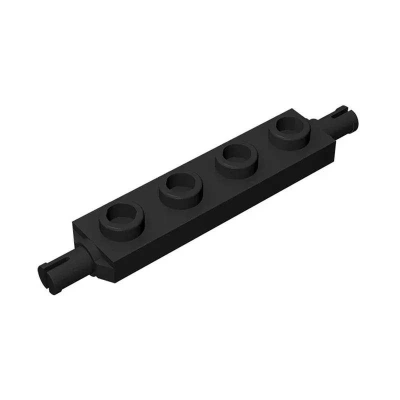 Color: Light Grey - Gobricks GDS-1067 Plate, Modified 1 x 4 with Wheels Holder compatible with lego 2926 toys Assembles Building Blocks Technical