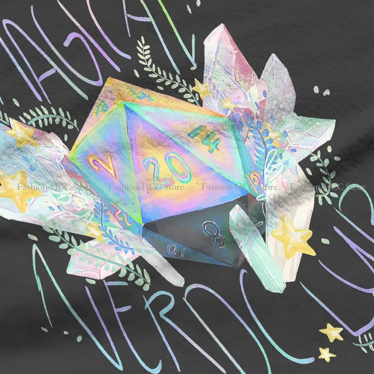 Color: WHITE, Size: M - Magical Nerd Club Style Polyester TShirt DND Game Comfortable Creative Gift Idea T Shirt Stuff