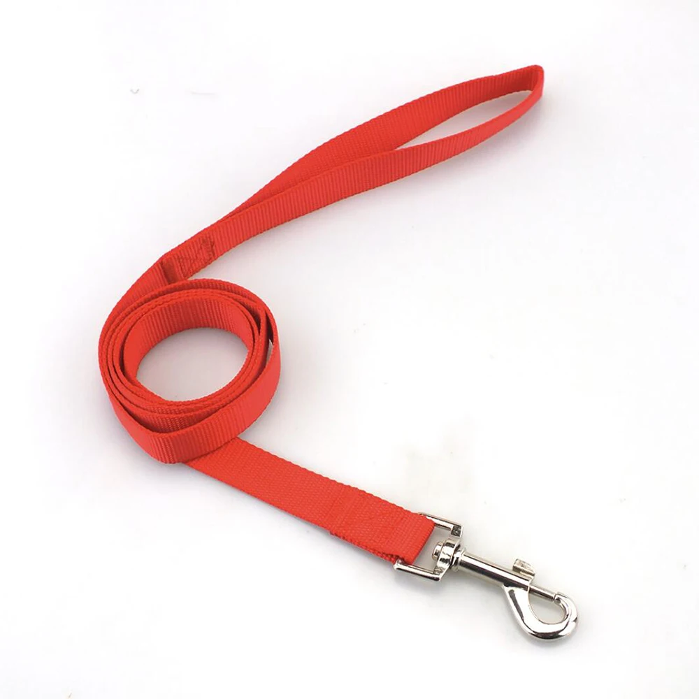 Color: Light Grey, Size: S - Strong Durable Dog Training Leash Lightweight Soft Convertible Pet Traction