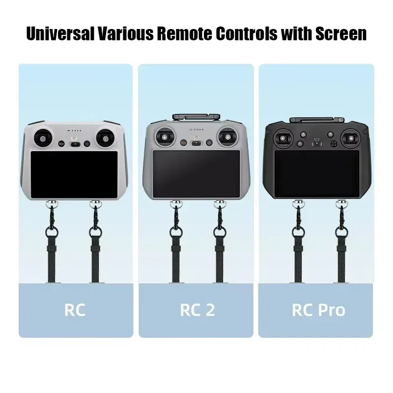 Color: Light Grey, Bundle: Bundle 1 - Lanyard for DJI RC & RC 2 & RC Pro Controller, DJI Mini 4 Pro Lanyard RC Neck Strap, Compatible with DJI Mini 3 Pro/Mavic 3/Air2
