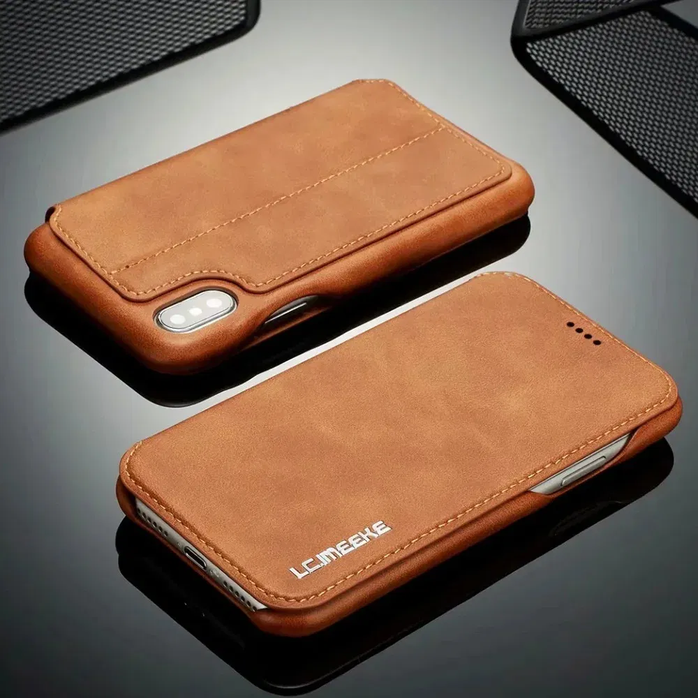 Color: Beige, Material: Canvas - Luxury Ultra Thin Leather Case Flip Cover for Samsung S24 S23 S22 S21 S20 FE Ultra Plus A53 A52s S10  A50 S9 Note 20 10