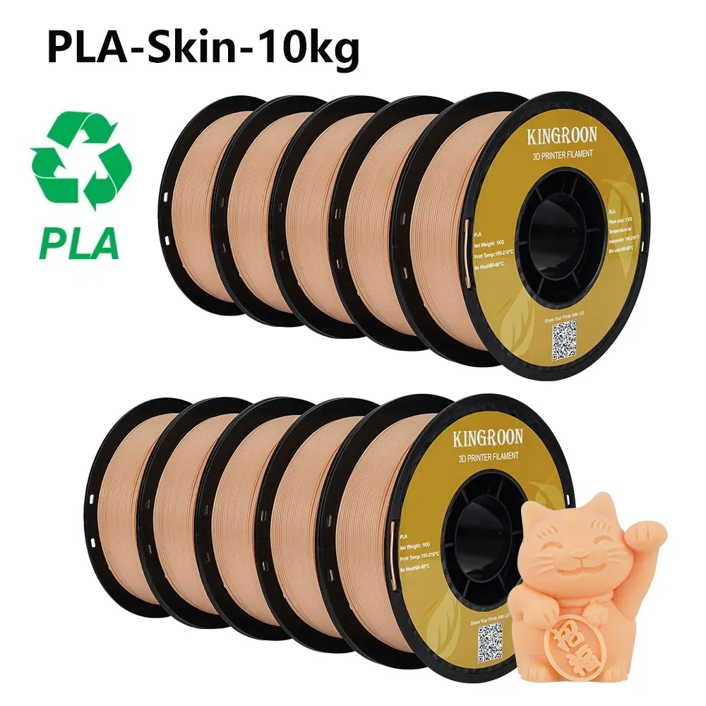 Color: Glow green, Ships From: CHINA - Top 3D Printer 10KG PLA PETG ABS Filament 3D Printing Plastic Material 1.75mm 100% No Bubble Spool