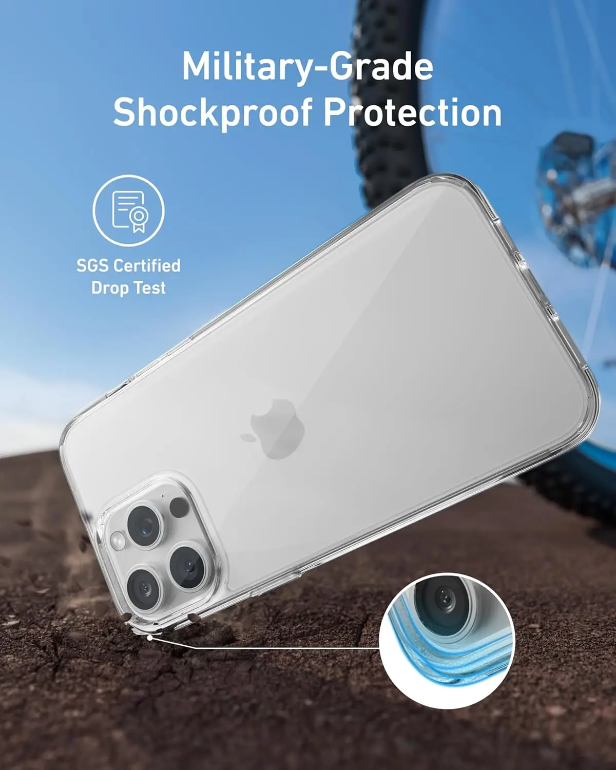 Color: Beige, Material: CANVAS - For iPhone 16 15 14 13 12 Pro Max Case Clear, Slim Thin Lightweight Transparent [Non-Yellowing] Protective Phone Case