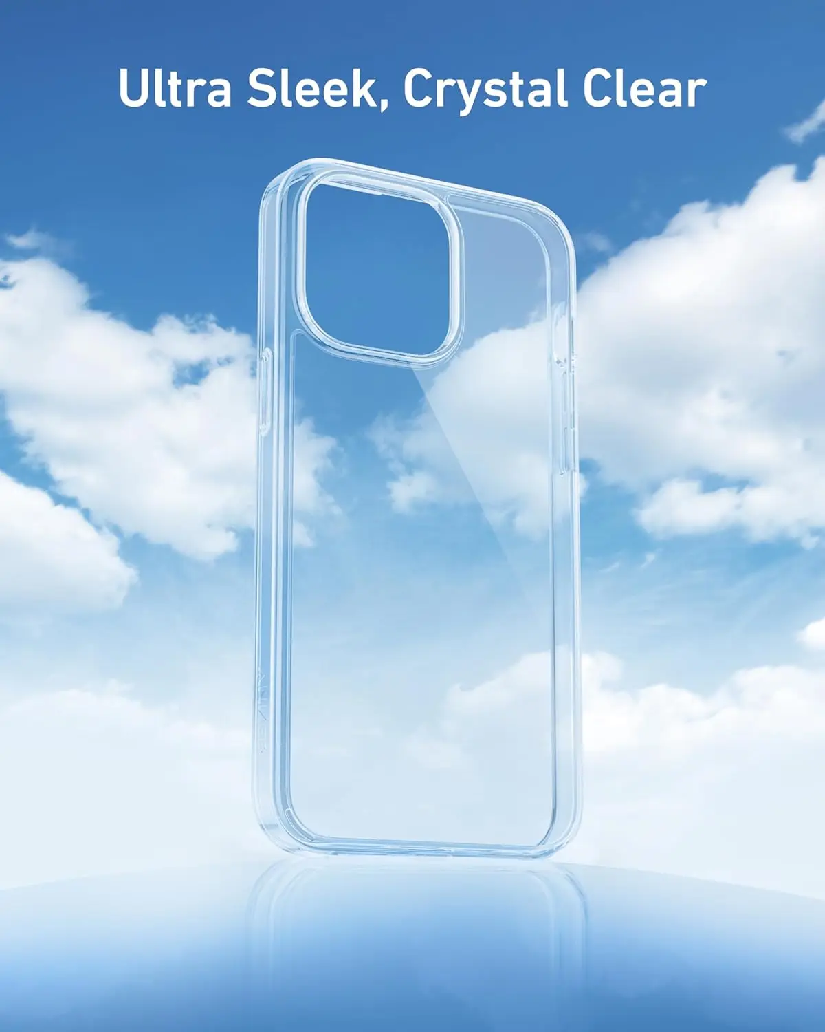 Color: Beige, Material: CANVAS - For iPhone 16 15 14 13 12 Pro Max Case Clear, Slim Thin Lightweight Transparent [Non-Yellowing] Protective Phone Case