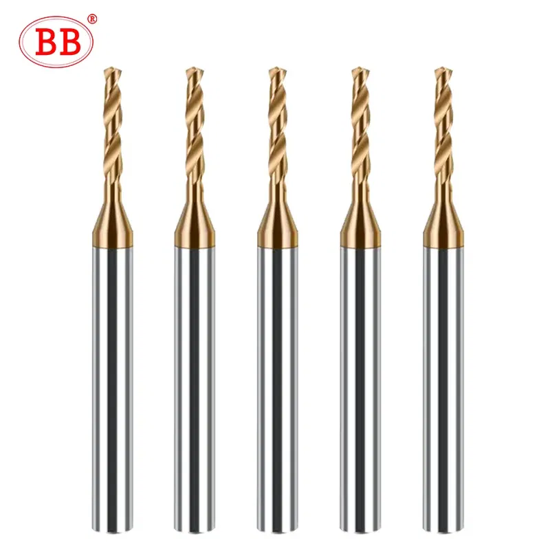Hole Diameter: LENGTH - BB 2.03-3.75mm Micro Drill Mini Coated Solid Carbide Bit Metal Iron Steel Hole Drilling 3xD Cutting Length D=4mm CNC Tool 1pcs