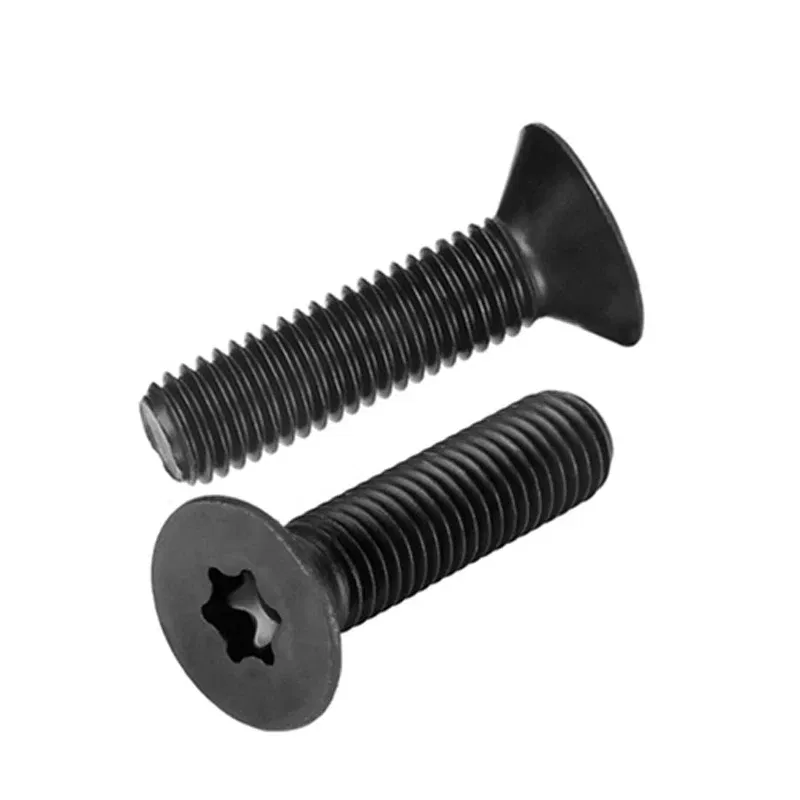 Size: M1.4, Length: 25mm - 10pcs/lot Flat Countersunk Screw Six Lobe Bolt Machine screw M2 M2.5 M3 M4 M5 M6 M8 M10 Black 304 Stainless Steel Torx Head