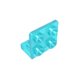 Color: green - MOC PARTS GDS-642 ANGULAR PLATE 1.5 BOT. 1X2 2/2 compatible with lego 99207 children's toys Assembles Building Blocks Technical