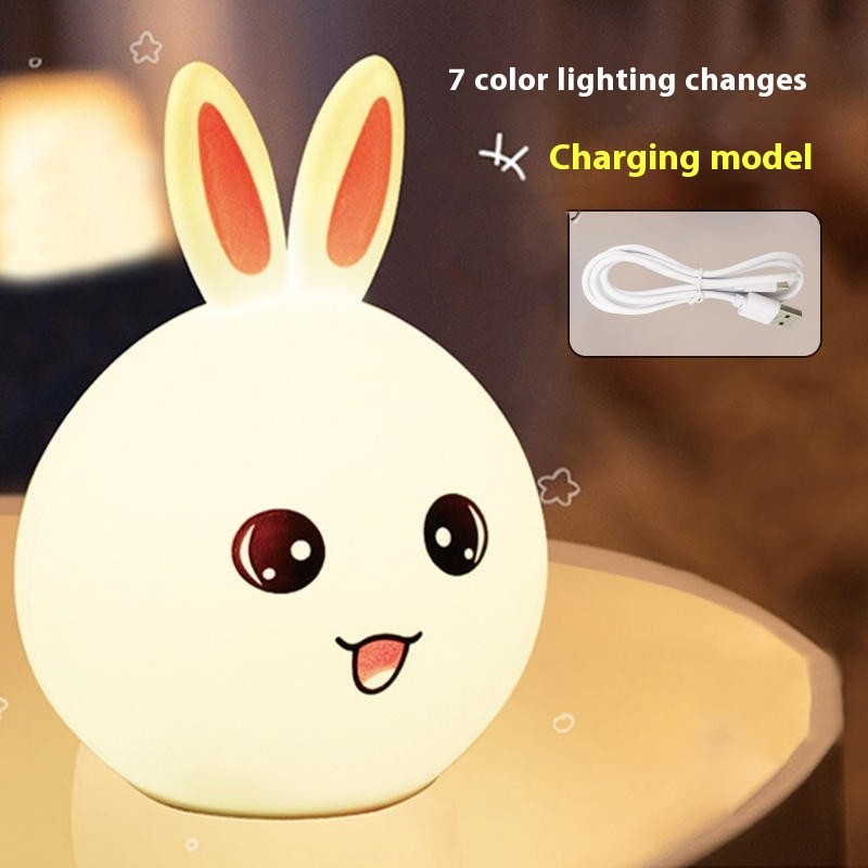 Bedroom Bedside Silicone Night Lamp Home Decor