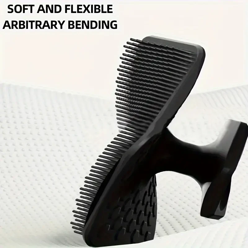 Silicone Face Scrubber for Men - Gentle Exfoliator Pad & Massager