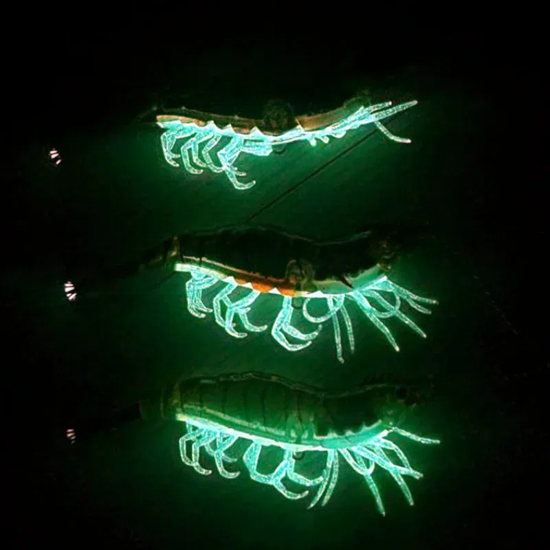 Color: Light Yellow, Size: 80mm - ILURE Squid Bait Squid Jigs Horizontal Luminous Webfoot Octopus Egi Lure Wobbler Artificial Hard Bait Cuttlefish Hook Tackle