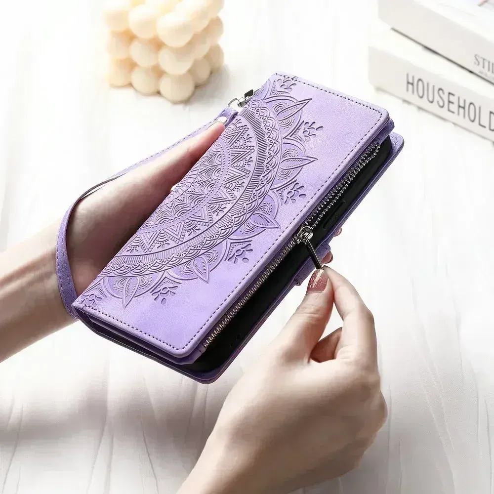 Material: Microfiber, Color: light yellow - 13T 12T 11T Leather Case For Redmi Note 12 Pro Plus 5G Flip Case Crossbody Zip Book Funda Xiaomi Redmi Note 13 Pro 11 12s 13c 4G