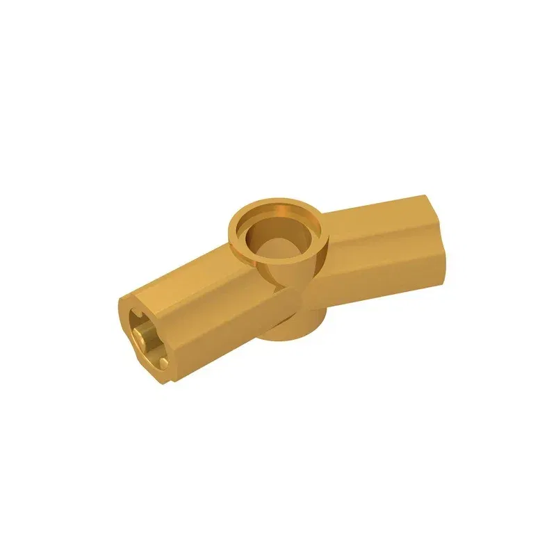 Color: Dark Blue - Gobricks GDS-918 Technical, Axle and Pin Connector Angled #3 - 157.5 degrees compatible with lego 32016 Building Blocks