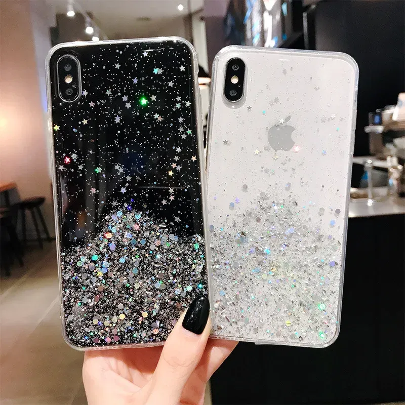 Color: PURPLE, Compatible-Phone Models: For iPhone 11 Pro - 16 Pro Max, Epoxy Resin Case, iPhone 15 Case with Sequins, Epoxy Case, iPhone 14 Case, Glitter Girls Designs, 13 Pro Max, 15Pro