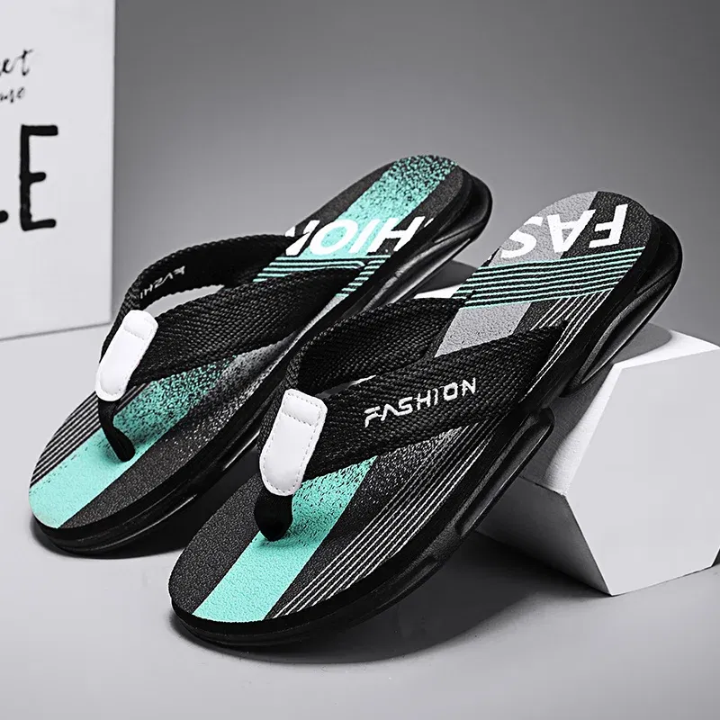 Color: Yellow, Shoe Size: 43 - Summer Men's Flip-flops Massage Granule Men Slippers Comfortable Beach Sandals Men Casual Shoes House Flip Flops Bathroom Shoes