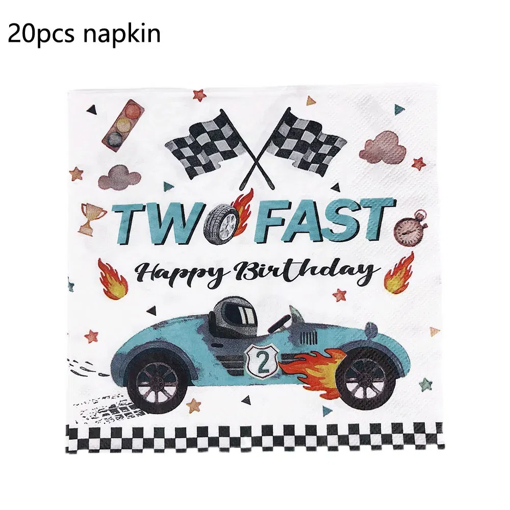 Color: Silver, Capacity: 480ml - Racing Car Disposable Tableware PLates Cups Napkin Tablecloth Two Fast Birthday Party Decorations