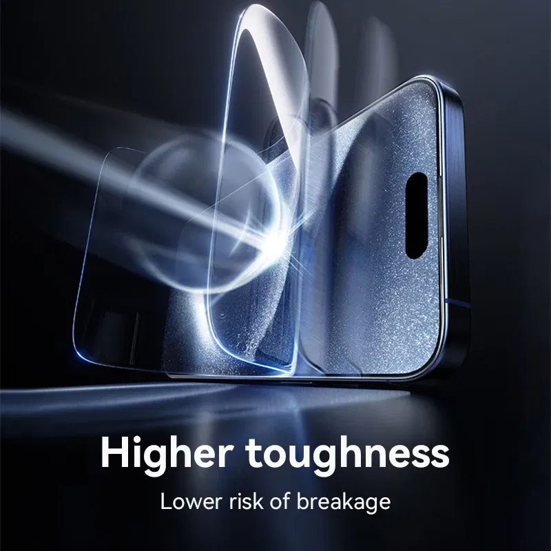 Bundle: Bundle10, Material: High Definition - Joyroom 1/2/3pcs Tempered Glass For iPhone 16 15 14 13 12 11 Pro Max Screen Protector For iPhone 16 Full Screen Protective Glass