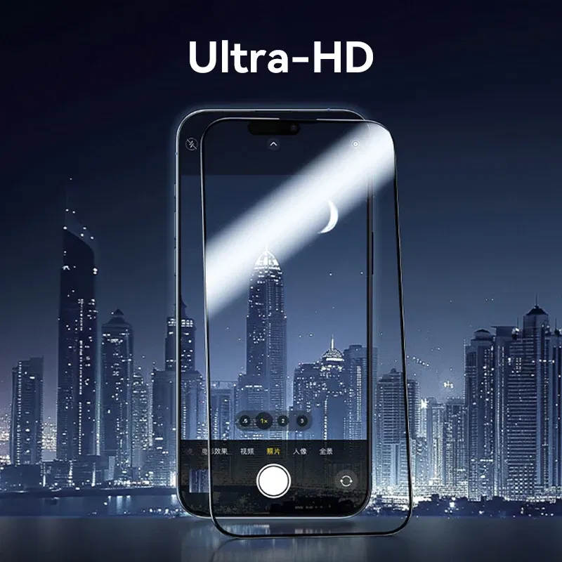 Bundle: Bundle10, Material: High Definition - Joyroom 1/2/3pcs Tempered Glass For iPhone 16 15 14 13 12 11 Pro Max Screen Protector For iPhone 16 Full Screen Protective Glass