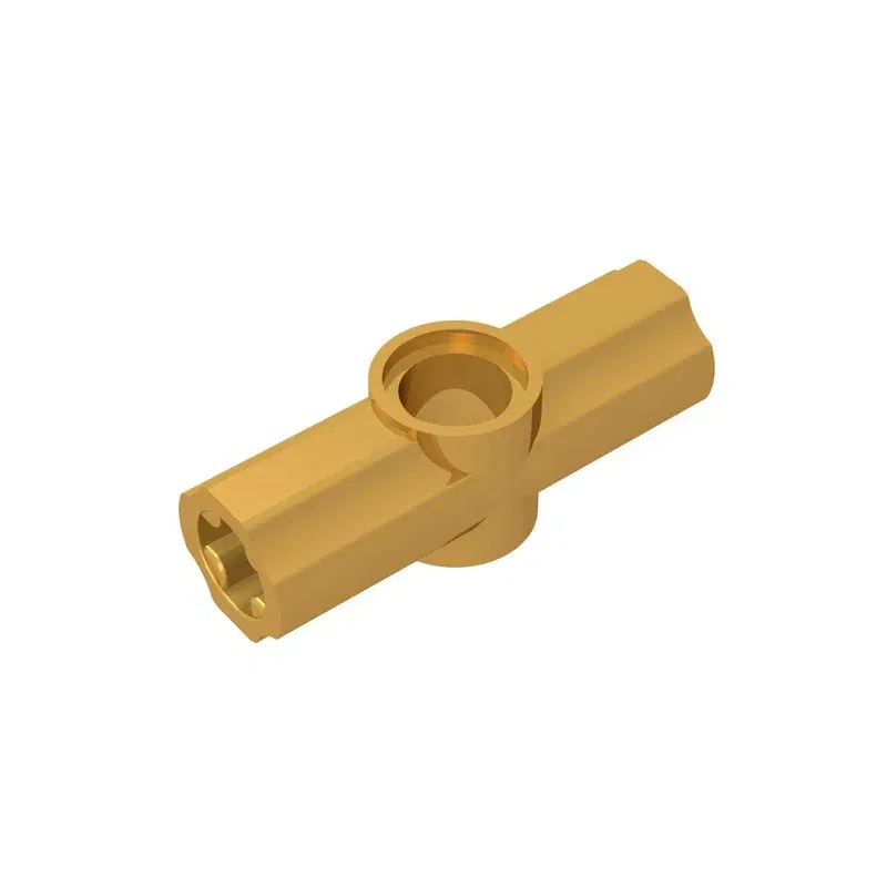 Color: Chocolate - Gobricks GDS-917 Technical, Axle and Pin Connector Angled 180 degrees compatible with lego 32034  DIY Educational Building Block