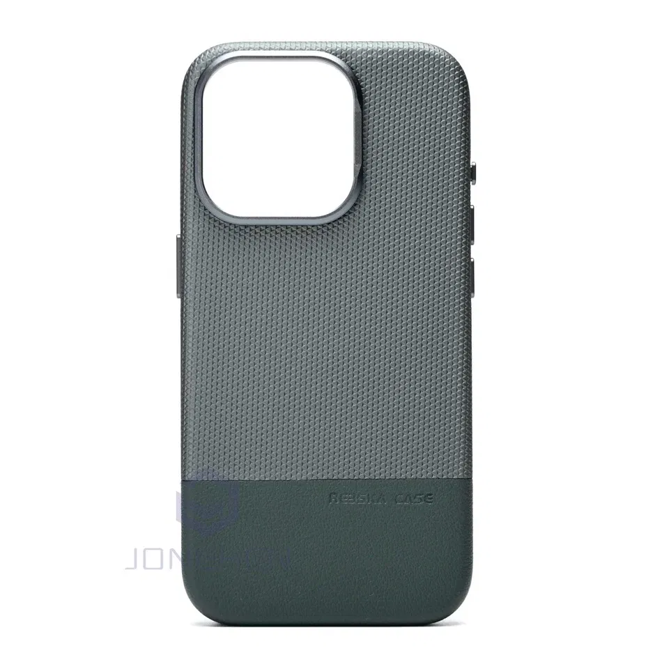 Color: Blue, Material: Silicon - Luxury Hit Color Wireless Charge For MagSafe Premium Leather Case For iPhone 16 Plus 15 14 13 Pro Max Alloy Len Shockproof Cover