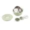 Kitchen Fruit Tray Removable Double Layer Creative Household Rotating Washing Basket