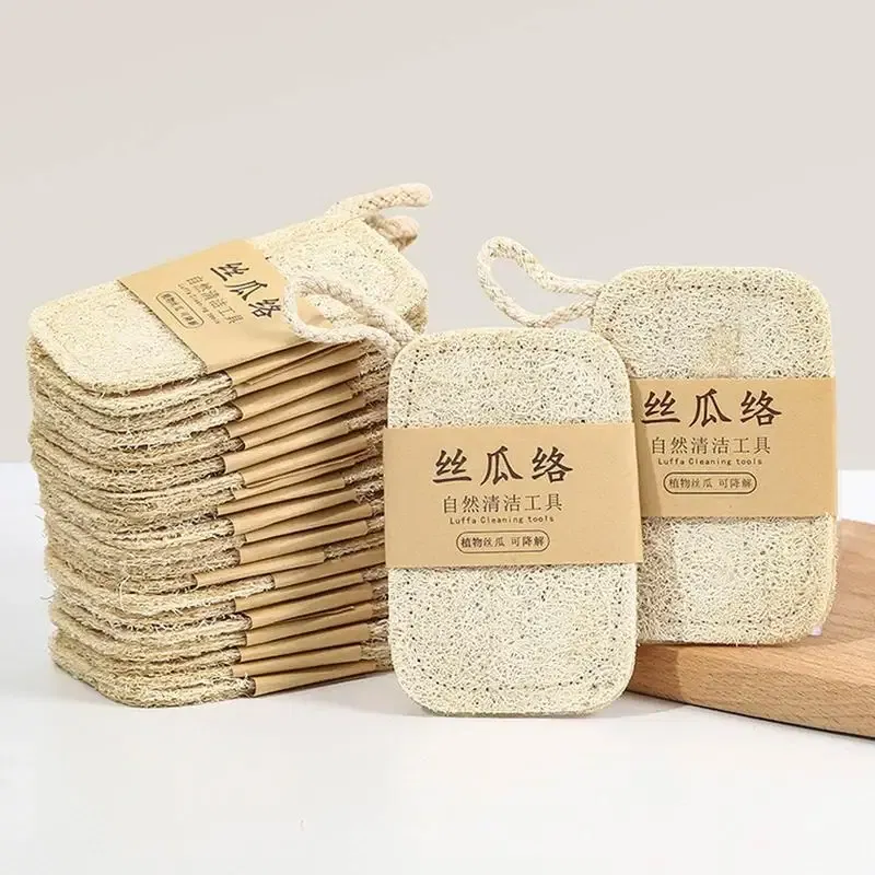 Color: Blue, Ships From: spain - Natural Luffa Dish Washing Cloth Sponge Loofah Scrub Pad Dish Pot Easy To Clean Scrubber Sponge Kitchen Clean Brushes Pad